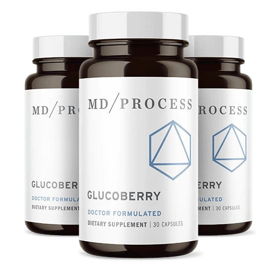 GlucoBerry 3 bottle
